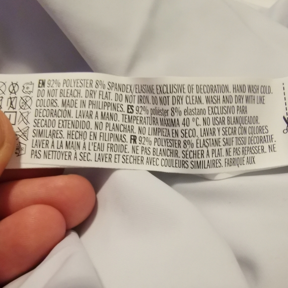 🆕 Forever 21 21+ Iridescent Bodysuit Silver 🌈☁️ - Picture 6 of 6